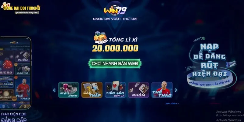 Win79 - Cổng game bài đổi thưởng uy tín mọi thời đại